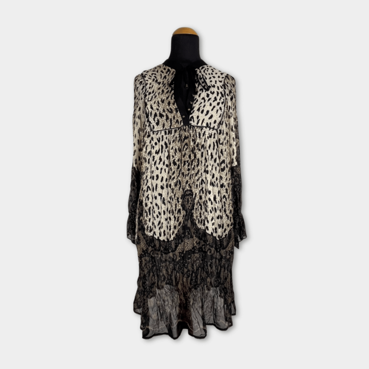 pre-loved Kriss Freizeitkleid Leo-Muster Gr. XL
