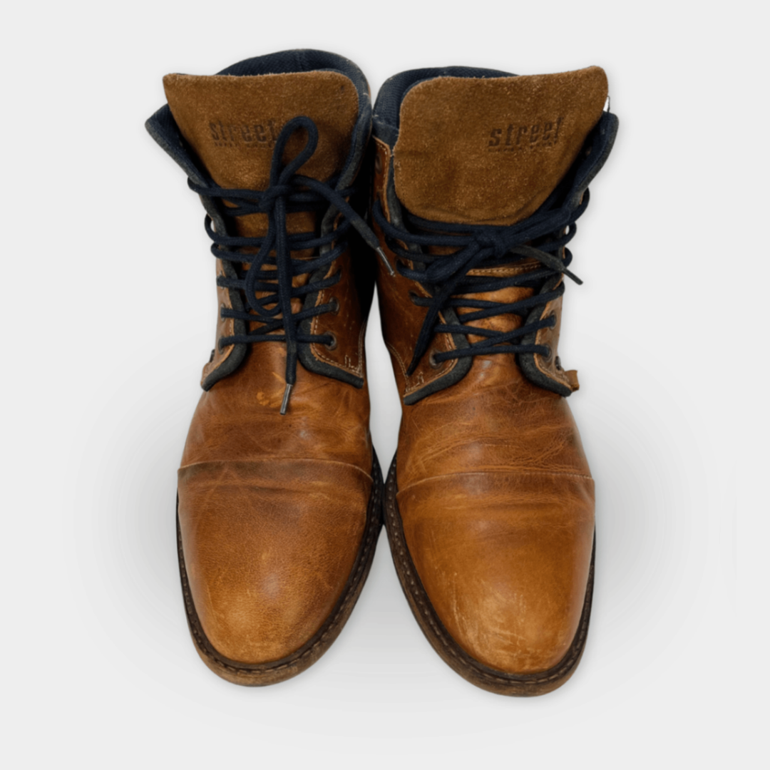 Street Super Shoes Lederschuhe Gr. 44