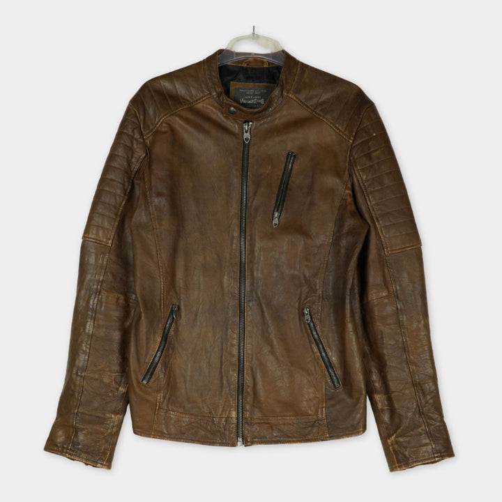 Jack&amp;Jones Lederjacke Gr. M