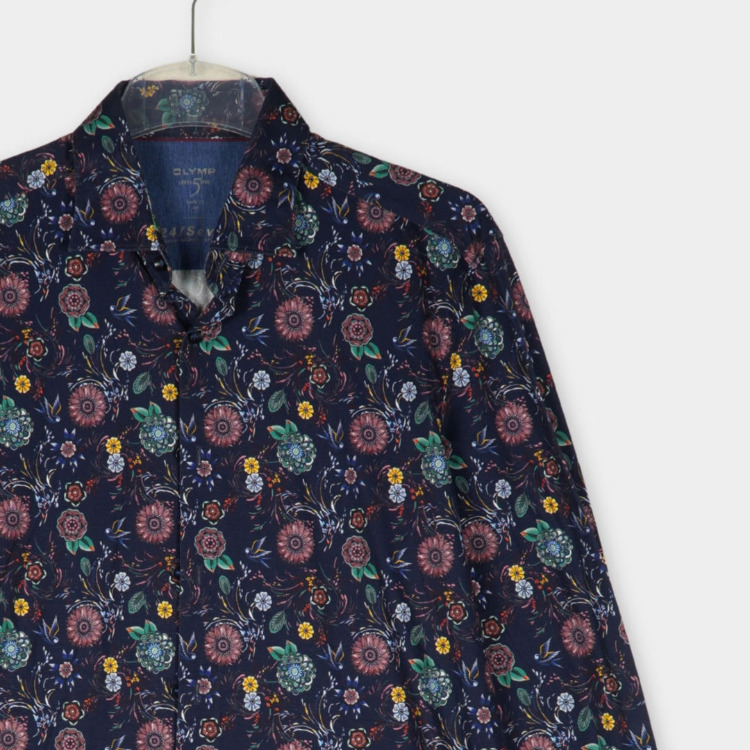 pre-loved Olymp "24/Seven Level 5 Body Fit" Hemd Gr. 40