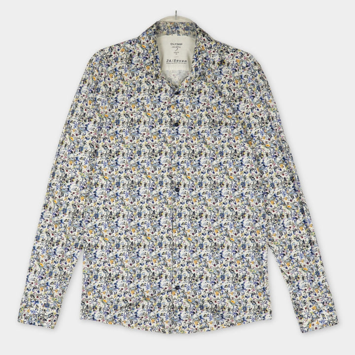 pre-loved Olymp "24/Seven Level 5 Body Fit" Hemd Gr. 40