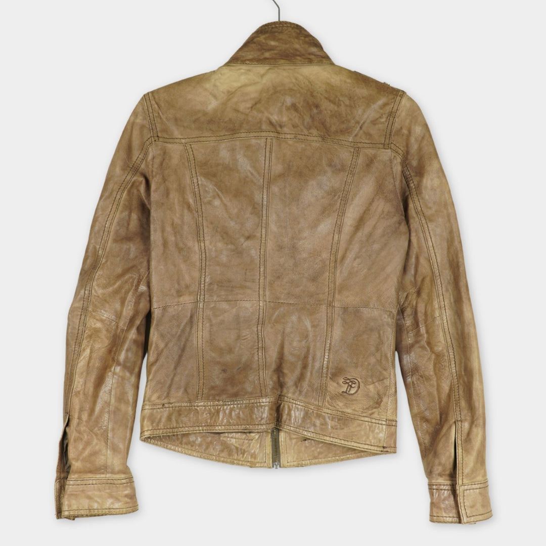 pre-loved Tom Tailor Lederjacke Gr. S