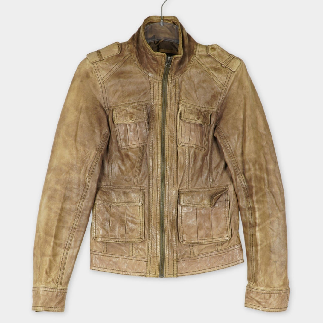 pre-loved Tom Tailor Lederjacke Gr. S