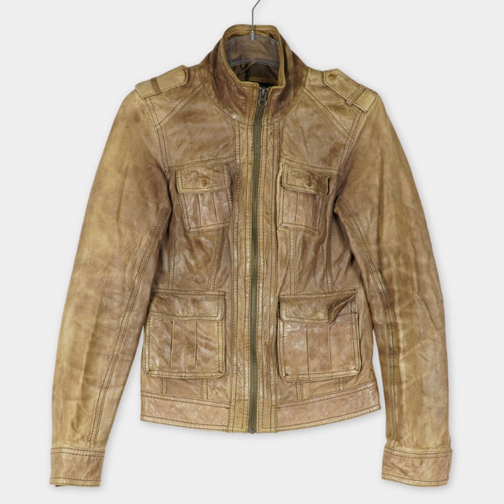 pre-loved Tom Tailor Lederjacke Gr. S