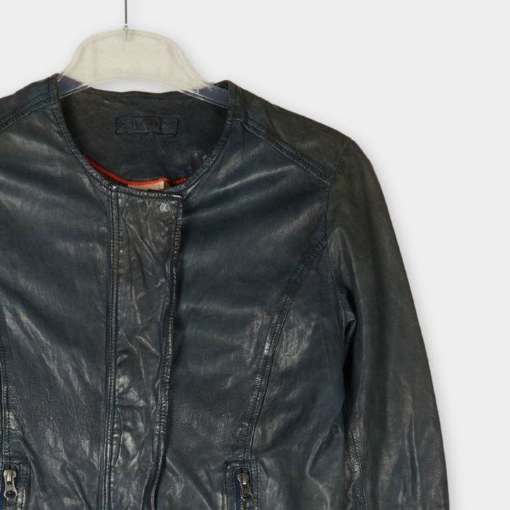pre-loved True Religion Lederjacke Gr. M