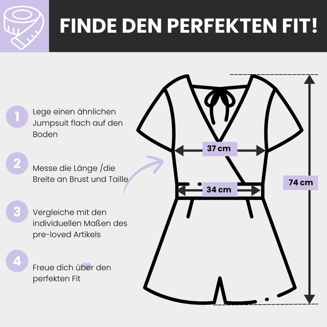 pre-loved Amisu Jumpsuit kurz Gr. 38