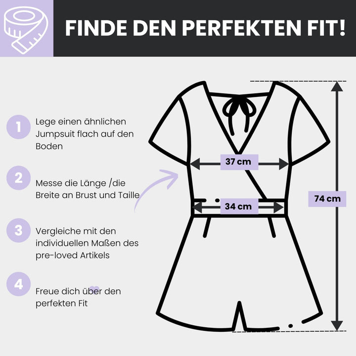 pre-loved Amisu Jumpsuit kurz Gr. 38