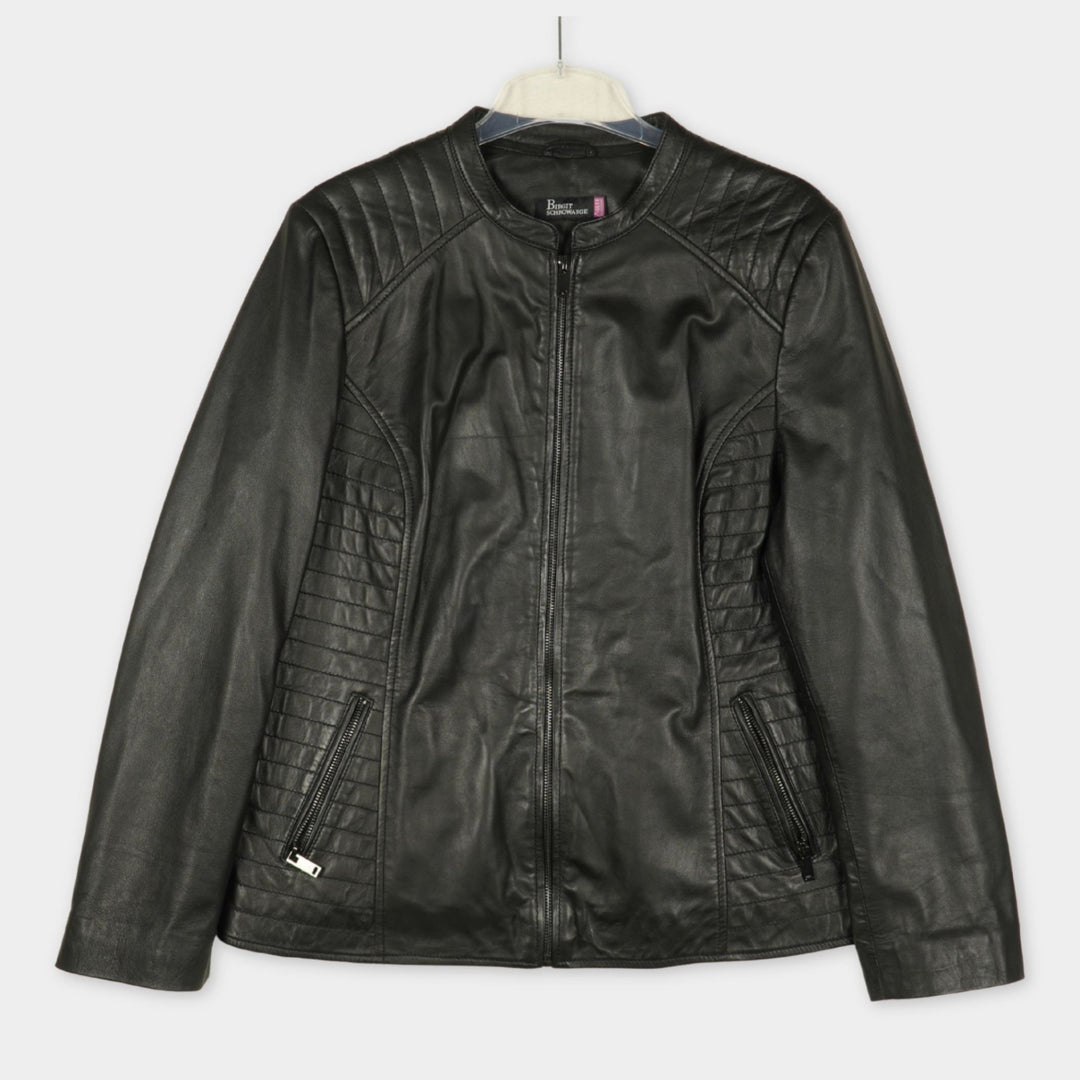 pre-loved Adler Birgit Schrowange Lederjacke Gr. L