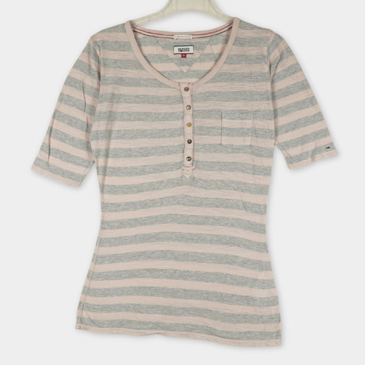 pre-loved Tommy Hilfiger T-Shirt ohne Print Gr. S