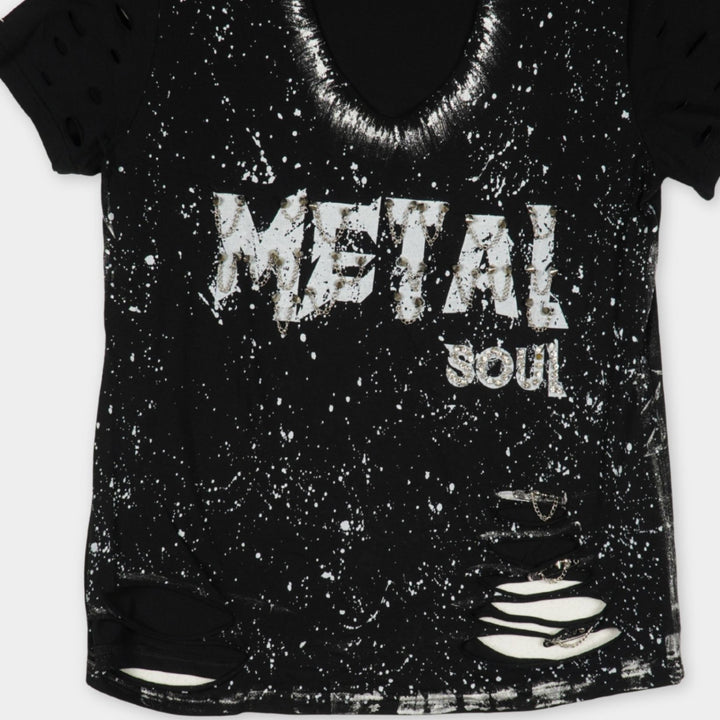 Re-Design T-Shirt mit Print Gr. L