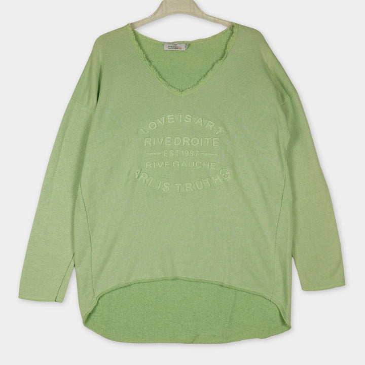 Zwillingsherz Pullover Gr. S/M