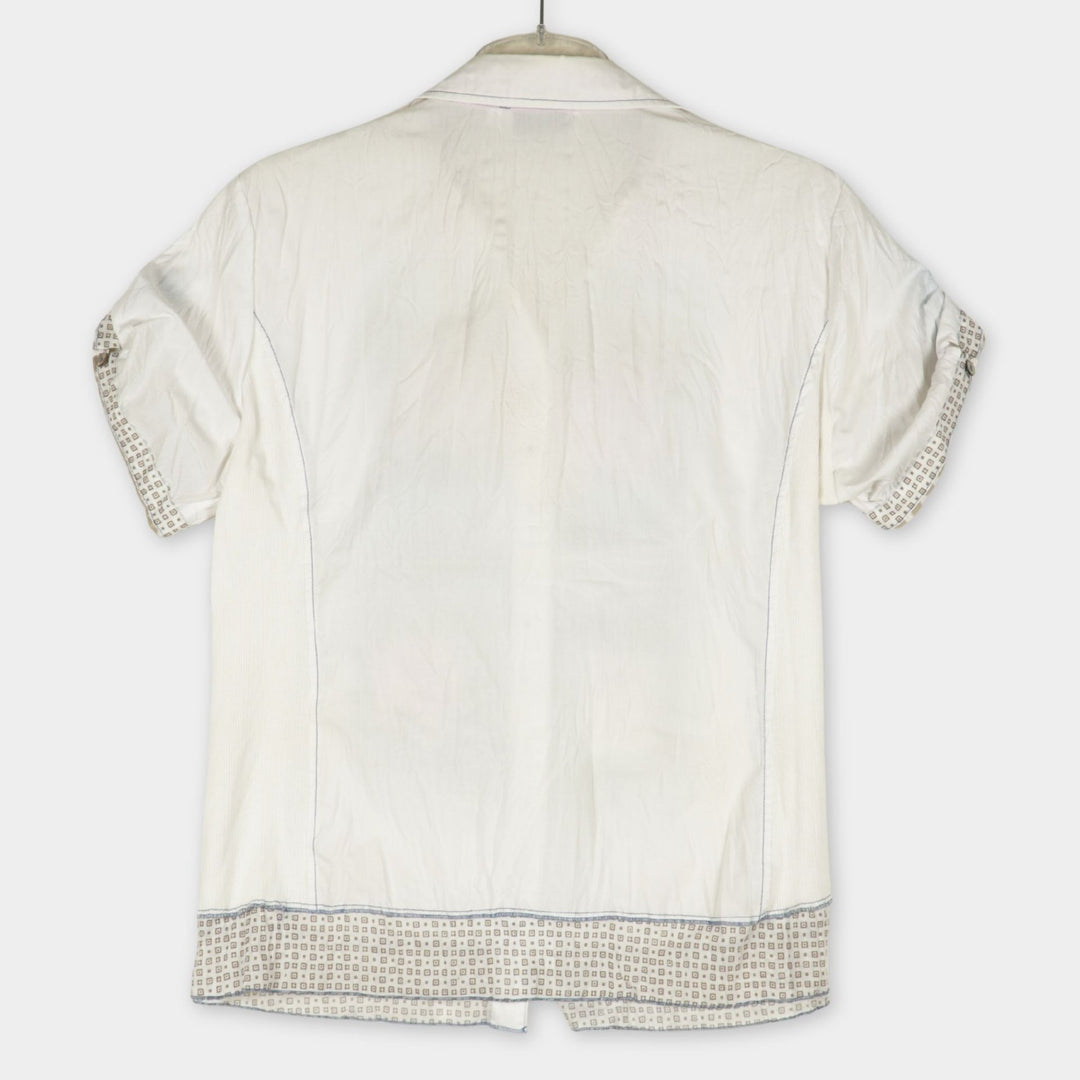 Just White Hemdbluse Gr. 40