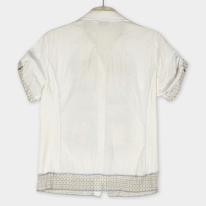 Just White Hemdbluse Gr. 40