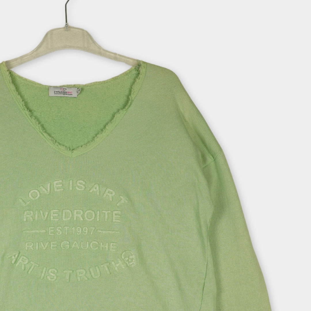 Zwillingsherz Pullover Gr. S/M