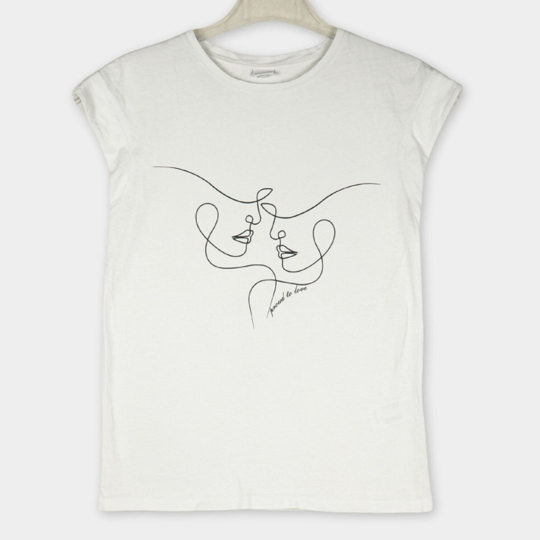 Lascana T-Shirt mit Print Gr. 32/34