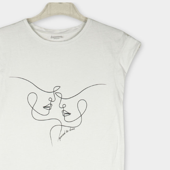 Lascana T-Shirt mit Print Gr. 32/34