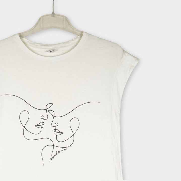 Lascana T-Shirt mit Print Gr. 32/34