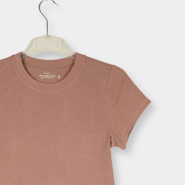 Abercrombie &amp; Fitch T-Shirt ohne Print Gr. M