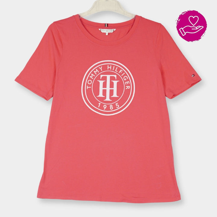 Tommy Hilfiger T-Shirt mit Print Gr. M